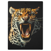 Angriffskopf von Leopard Klemmbrett (Rückseite)