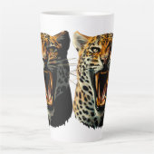 Angriffskopf von Leopard Milchtasse (Vorderseite)