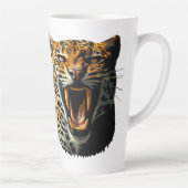 Angriffskopf von Leopard Milchtasse (Rechts)