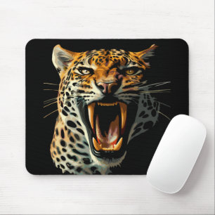 Angriffskopf von Leopard Mousepad
