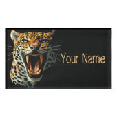 Angriffskopf von Leopard Namenschild (Vorderseite)