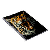 Angriffskopf von Leopard Notizblock (Rechte Seite)