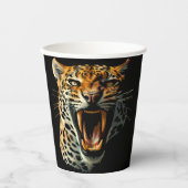 Angriffskopf von Leopard Pappbecher (Vorderseite)