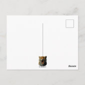 Angriffskopf von Leopard Postkarte (Rückseite)