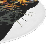 Angriffskopf von Leopard Schneidebrett (Ecke)