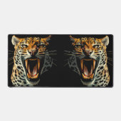 Angriffskopf von Leopard Schreibtischunterlage (Vorderseite)