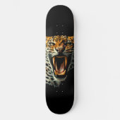 Angriffskopf von Leopard Skateboard (Vorderseite)