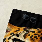 Angriffskopf von Leopard Strandtuch (Beispiel)