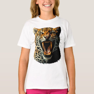 Angriffskopf von Leopard T-Shirt