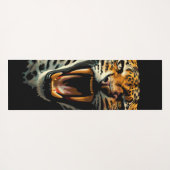 Angriffskopf von Leopard Yogamatte (Rückseite (Horizontal))