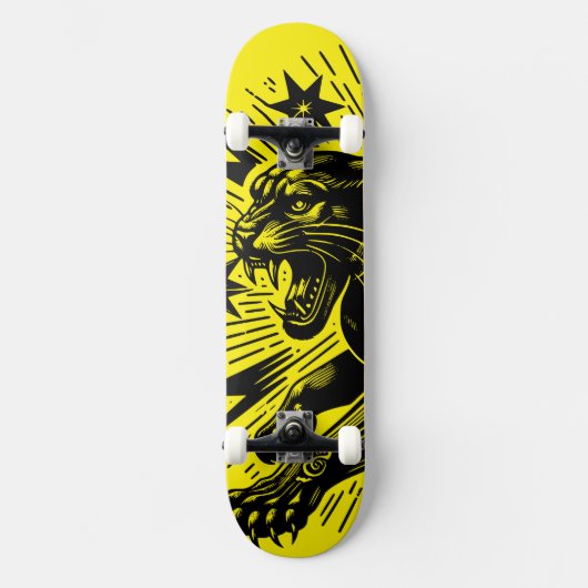 Angriffspanther Skateboard (Vorderseite)
