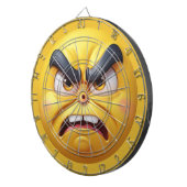 Angry 3D Emoji Dartscheibe (Vorderseite rechts)
