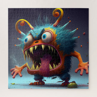 Angry 3D Monster Puzzle