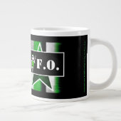 Angry Alien [ SKULLien ] Coffee Mug  Jumbo-Tasse (Rechts)