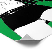 Angry Anime Girl Poster (Ecke)