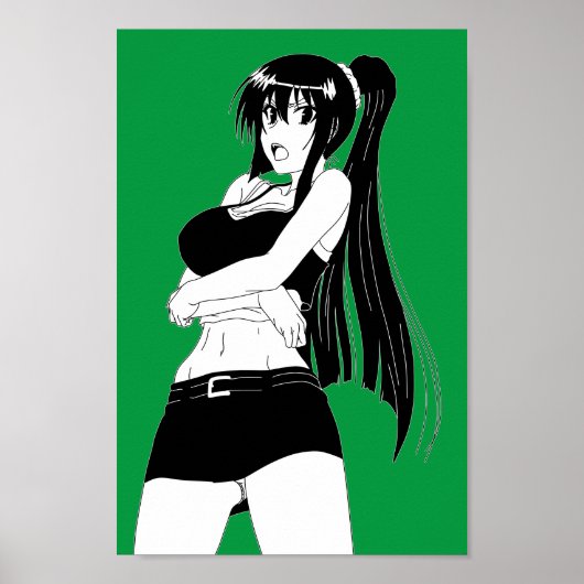 Angry Anime Girl Poster (Vorne)