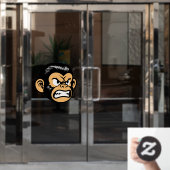 Angry Ape Fensteraufkleber (Büro Tür)