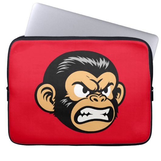Angry Ape Laptopschutzhülle (Vorderseite)