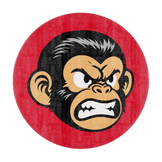 Angry Ape Schneidebrett (Vorderseite)