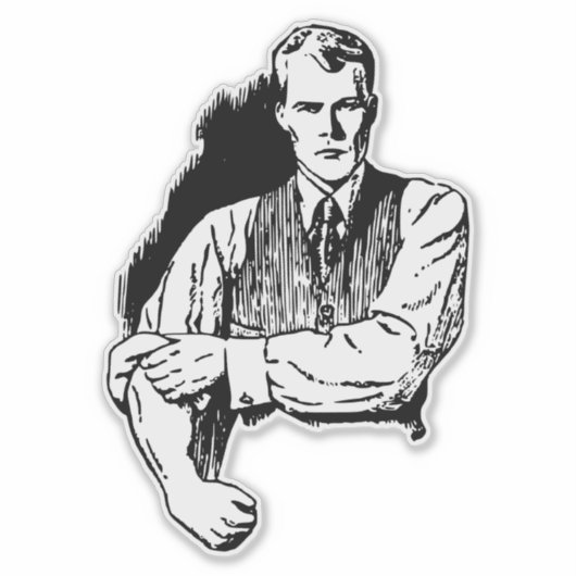 Angry Aufkleber (Vorderseite)