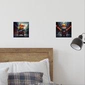 Angry Baby Chicken und Bunny Ninjas Print Set von  (Schlafzimmer)