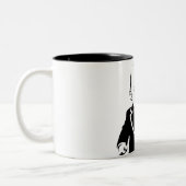 Angry Baby Design Keramik Tasse (Links)