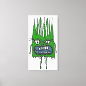 Angry Baby Vampire Funny Beängstigend Zeichnend Leinwanddruck (Vorderseite)