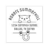 Angry Bad Tempered Cat Arch Address 2 Permastempel (Design)