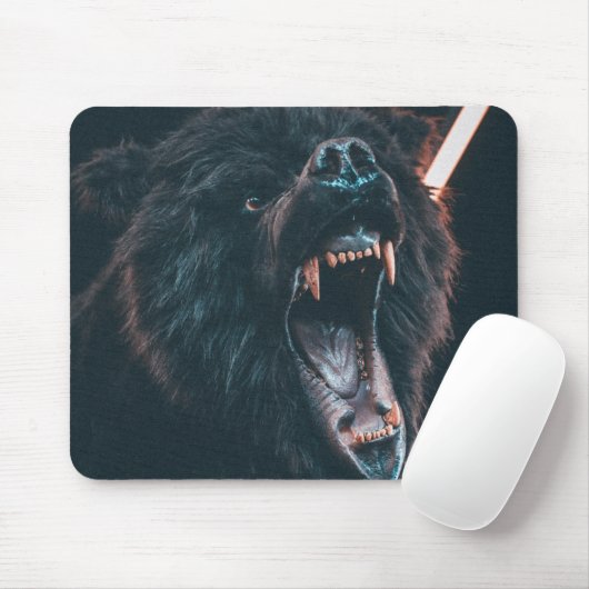 Angry Bar Zeth Black Bar Growl Mousepad (Mit Mouse)