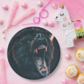 Angry Bar Zeth Black Bar Growl Pappteller (Party)