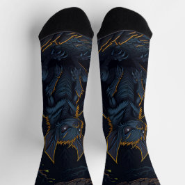Angry bat socs socken