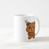 Angry Bear - Fierce Animal Coffee Tasse / Tee Cup (VorderseiteRechts)