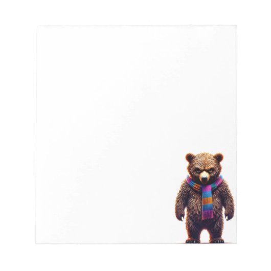 Angry Bear Notizblock (Vorderseite)