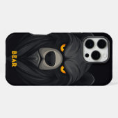 Angry Bear Personalisiert iPhone Hülle (Rückseite (Horizontal))