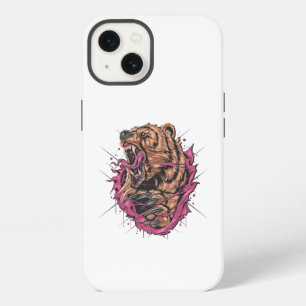 Angry Bear Roar Fierce Wildlife Phone Case" iPhone 13 Hülle