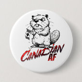 Angry Beaver Canadian AF Button (Vorderseite)