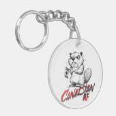 Angry Beaver Canadian AF Schlüsselanhänger (Vorderseite links)