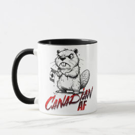 Angry Beaver Canadian AF Tasse