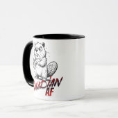 Angry Beaver Canadian AF Tasse (Vorderseite Links)