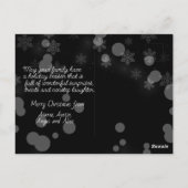 Angry Bee Dear Santa I Really Tried Postcard Postkarte (Rückseite)