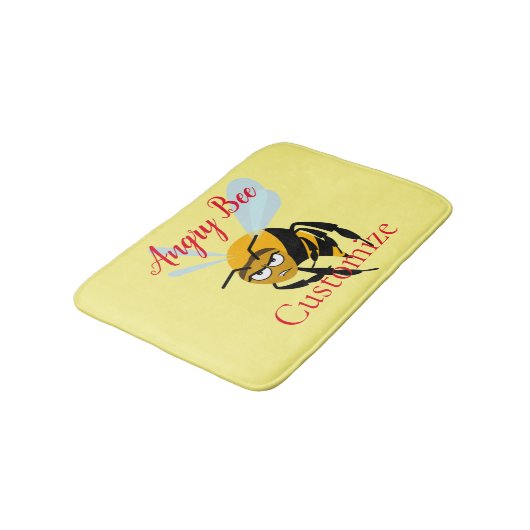 Angry Bee Thunder_Cove Badematte (Schrägansicht)