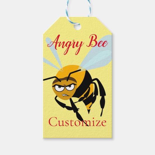 Angry Bee Thunder_Cove Geschenkanhänger (Vorderseite)