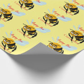 Angry Bee Thunder_Cove Geschenkpapier (Ecke)