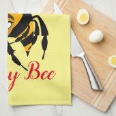 Angry Bee Thunder_Cove Geschirrtuch (Viertel Falte)