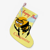 Angry Bee Thunder_Cove Kleiner Weihnachtsstrumpf (Vorderansicht (hängend))