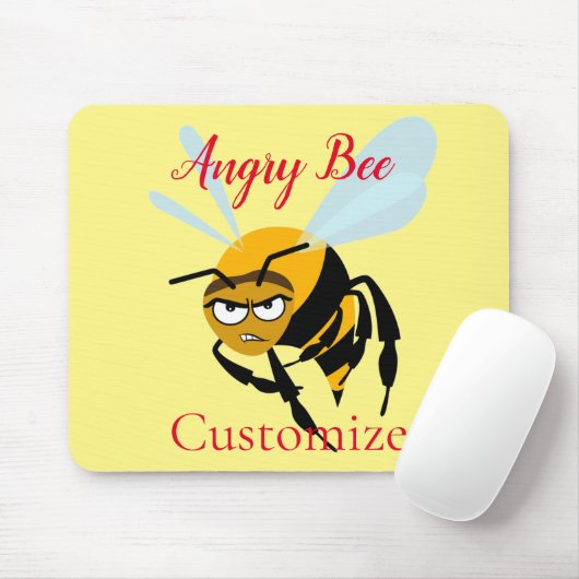 Angry Bee Thunder_Cove Mousepad (Mit Mouse)