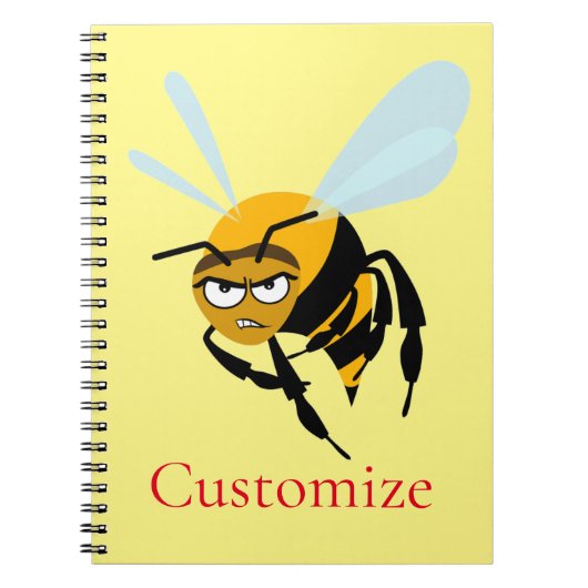 Angry Bee Thunder_Cove Notizblock (Vorderseite)