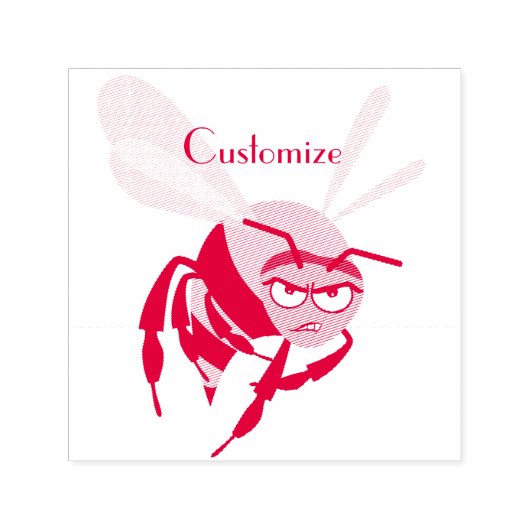 Angry Bee Thunder_Cove Permastempel (Design)