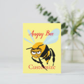 Angry Bee Thunder_Cove Postkarte (Stehend Vorderseite)
