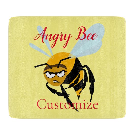 Angry Bee Thunder_Cove Schneidebrett (Vorderseite)